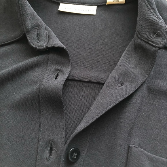 Apostrophe Fitted Buttoned Black Dress Size S - Picture 12 of 15